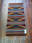 Zapotec Handwoven Wool Rug; 22"x44"; Z13-3