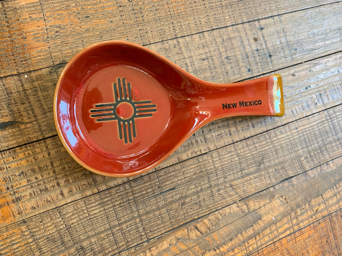 New Mexico Souvenir Spoon Rest; Zia; 58438 – Del Sol Tularosa