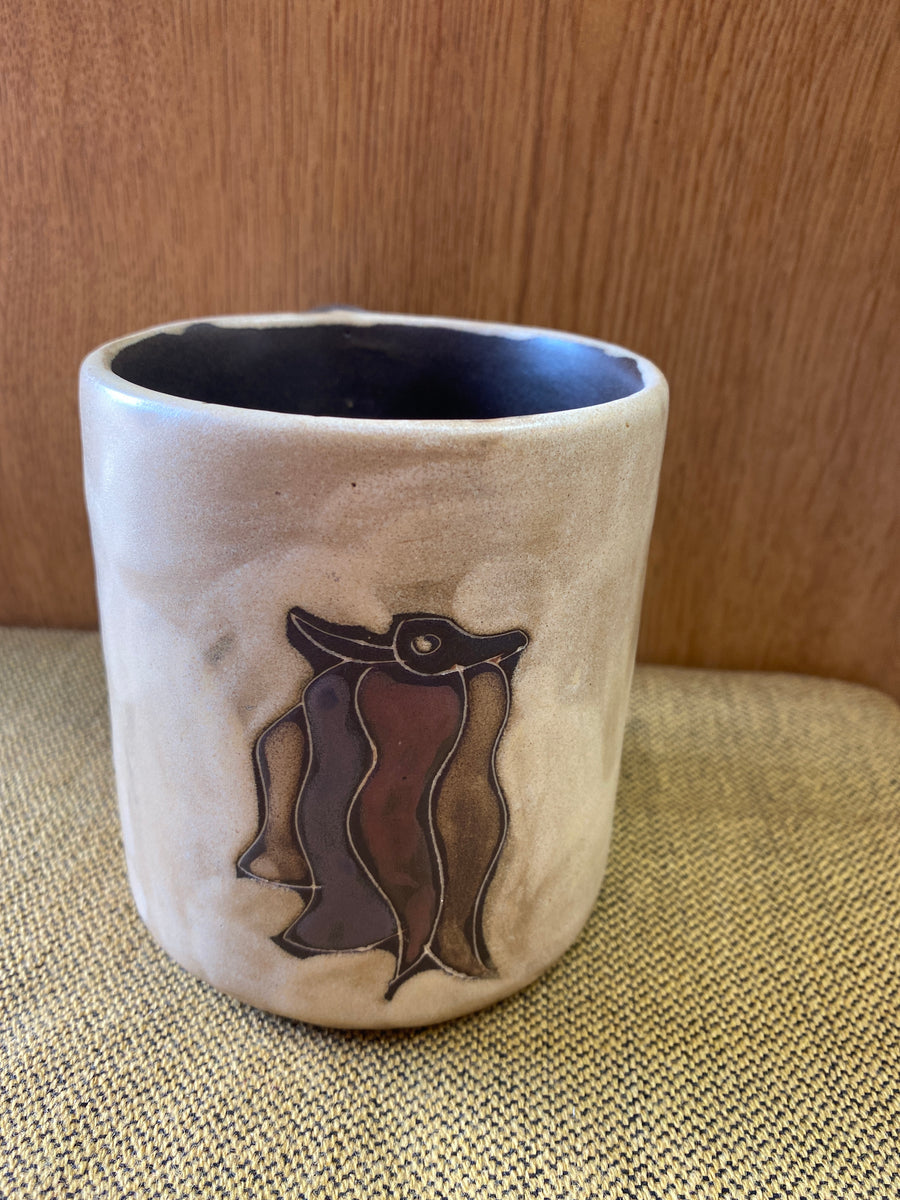 Pueblo Mara Mug in lead free stoneware pottery.16oz; 510E6 – Del Sol  Tularosa