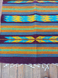 Zapotec Handwoven Wool Rug; 22"x44"; Z125-10