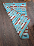 Pendleton Crib Blanket; Chief Joseph Aqua