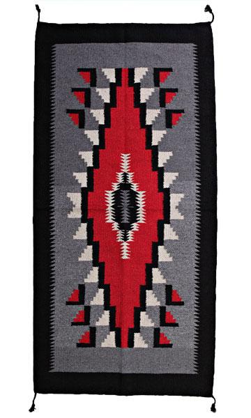 Southwest Inspired Design Acrylic Rug; 4'x6'