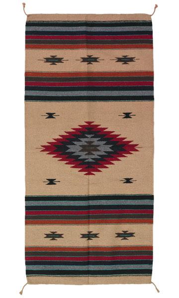 Southwest Design Acrylic Rug; 32"x64"