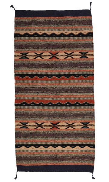 Southwest Inspired Design Acrylic Rug; 32"x64"