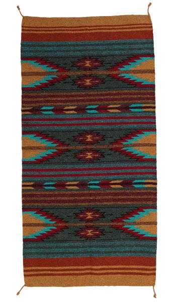 Southwest Design Acrylic Rug; 4'X6'