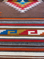 Zapotec Handwoven Wool Rug; 30"x60"; ZAP418-7