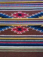 Zapotec Handwoven Wool Rug; 22"x44"; Z13-5