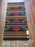 Zapotec Wool Rug; 22"x44"; Z13-2