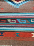 Zapotec Handwoven Wool Rug; 30x60; Z812-5