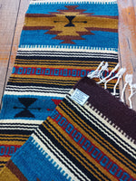 Zapotec Handwoven Wool Runner; 10"x40"; Z1040-3