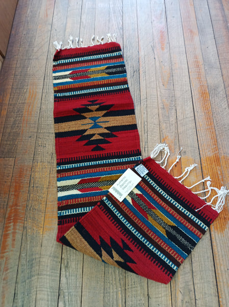 Zapotec Handwoven Wool Runner; 10"x40"; Z1040-5