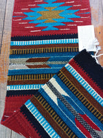 Zapotec Handwoven Wool Runner; 10"x40"; Z1040-6