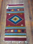 Zapotec Handwoven Wool Rug; 22"x44"; ZP112-2