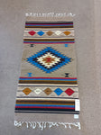 Zapotec Handwoven Wool Rug; 22"x44"; ZP118-8