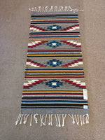 Zapotec Handwoven Wool Rug; 22"x44"; ZP118-2