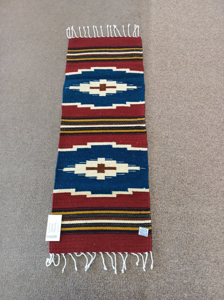 Zapotec Handwoven Wool Runner; 15"x40"; ZAP11-10