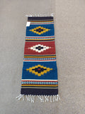 Zapotec Handwoven Wool Runner; 15"x40"; ZAP11-3