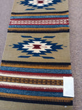 Zapotec Handwoven Wool Runner; 15"x40"; ZAP11-2