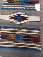 Zapotec Handwoven Wool Runner; 15"x40"; ZAP11-1