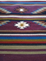 Zapotec Handwoven Wool Rug; 30" x 60"; Z10-6