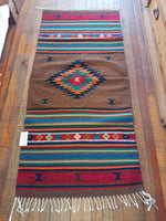 Zapotec Handwoven Wool Rug; 30" x 60"; Z10-5