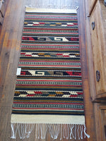 Zapotec Handwoven Wool Rug; 30" x 60"; Z10-3