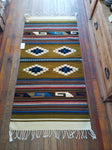 Zapotec Handwoven Wool Rug; 30" x 60"; Z10-2