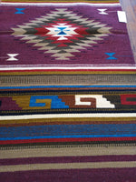 Zapotec Handwoven Wool Rug; 30" x 60"; ZAP111-4