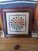 Navajo Sand Painting by Veronica Begay; SP113-2