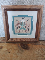 Navajo Sand Painting by Nephi Benally; SP24-D