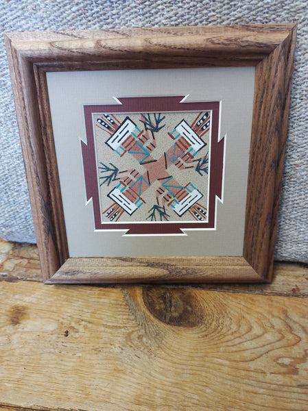 Navajo Sand Painting by Deborah Foster;SP24-5