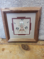 Navajo Sand Painting by Nephi Benally;SP24-3