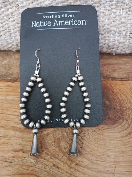 Authentic Navajo Pearl Earrings; ER27-J1