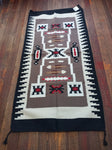 Southwest Design Handwoven Wool Rug; 4' x 6'