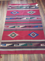 Southwest Design Handwoven Wool Rug; 4ft x 6ft; W4x6-128/3