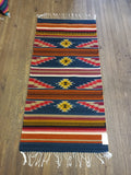 Zapotec Handwoven Wool Rug; 30"x60"; Z610-02