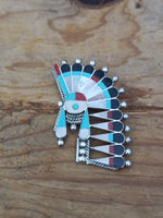 Zuni Chief Pendant; PD6-5