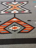 Handwoven Southwest Design Acrylic Rug, 32" X 64"; AR-12-213-64