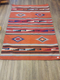 Handwoven Southwest Design Acrylic Rug; 4'x6'; AR-12-128R