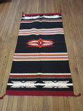 Handwoven Southwest Design Acrylic Rug; 30"x60"; AR-20-SW1D