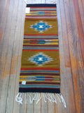 Zapotec Handwoven Wool Runner; 15"x40"; ZP-22-3