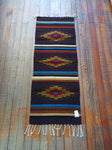Zapotec Handwoven Wool Runner; 15"x40"; Z22-6