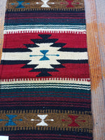 Zapotec Handwoven Wool Runner; 10"x40"; Z729-7