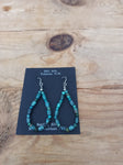 Navajo Turquoise and Sterling Silver Earrings; ER88-2