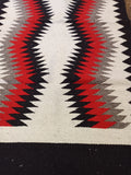 Handwoven Native Inspired Wool Rug; 30"x60"; RBW28-3