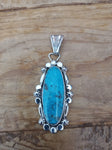 Just In; Navajo Turquoise and Sterling Silver Pendant; PDD3-1