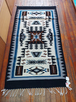 Native American Inspired Wool Rug; 30"x60" Z1-187