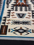 Native American Inspired Wool Rug; 30"x60" Z1-187