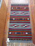 Zapotec Handwoven Wool Rug; 30"x60"; Z1-183