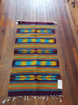 Zapotec Handwoven Wool Rug; 22"x44"; Z125-10